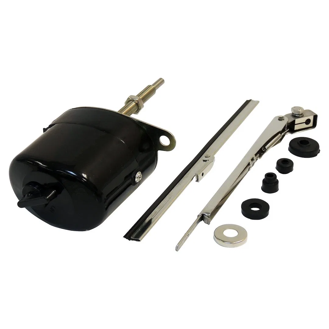 12V – CROWN AUTO Windshield Wiper Motor, Black